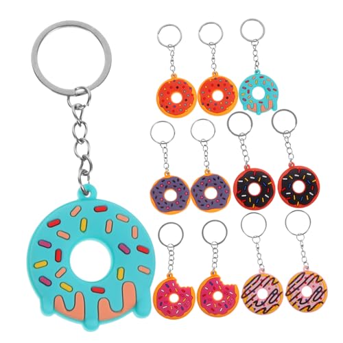 Alipis 12 Stück Teiliges Donut Schlüsselanhänger Niedliche Donutform Weiche PVC Anhänger Leichte Taschen Schlüsseldeko Vielseitig für Geburtstag Party Halloween und Geschenkideen Alipis 12 Stück Teiliges Donut Schlüsselanhänger Niedliche Donutform Weiche PVC Anhänger Leichte Taschen Schlüsseldeko Vielseitig für Geburtstag Party Halloween und Geschenkideen von Alipis