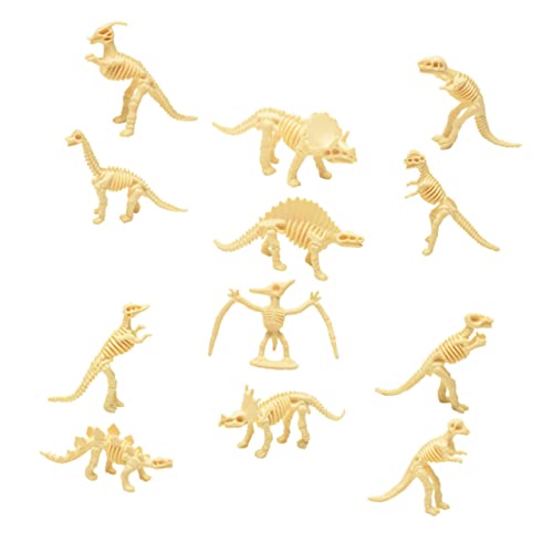 Alipis 12 Teiliges Dinosaurier Skelett Set Für Lernspielzeug Mit Verschiedenen Dinosaurier Modellen Zufälliger Stil Ideal Für Kreative Entdeckungsreisen Und Spielspaß von Alipis