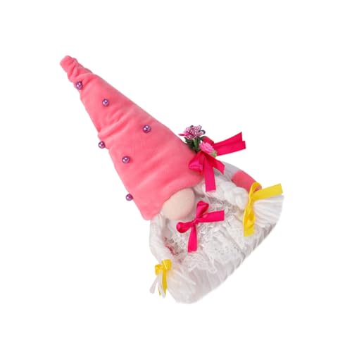 Alipis 1Stk gesichtslose Puppe Puppen für Mädchen Gnom Stofftier für Mädchen gesichtslose GNOME wichtelpuppe Cartoons Toys Gnomenschmuck plüsch GNOME Puppe Flanell Rosa von Alipis