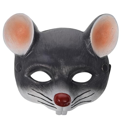 Alipis 1stk Party-gesichtsabdeckung Tierfilzmasken Aufblasbare Halloween-dekoration Hautpflege Dekoration Halloween Rattengesicht Das Kostüm Lustige Maske Rattenmasken Grey von Alipis