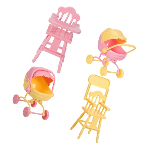 Alipis 2sätze Kinderwagen Und Hochstuhl Für Puppen Miniatur-puppenhausmöbel Aus Realistische Spielzeug-Accessoires Für Puppenhaus-Dekoration Kompakt Und Leicht Für Junge Mädchen Zum Alipis 2sätze Kinderwagen Und Hochstuhl Für Puppen Miniatur-puppenhausmöbel Aus Realistische Spielzeug-Accessoires Für Puppenhaus-Dekoration Kompakt Und Leicht Für Junge Mädchen Zum von Alipis