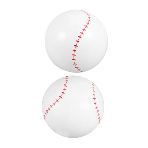 Alipis 2 Stück Aufblasbare Baseball Strandbälle Ballon Inflatorpumpe Sportbälle Für Strand Poolball Stranddekorationen Aufblasbare Strandbälle Schwimmende Bälle Für Jugendliche von Alipis