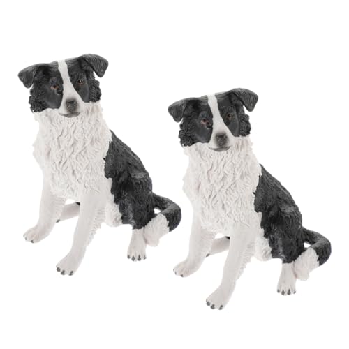 Alipis 2 Stück Simulation Haustier Hund Kinderspielzeug Spielzeug Welpe Ballonhund Minispielzeug Hund Actionfiguren Hundeornamente Hundefiguren Gefälschter Hund Cocker Hundestatue Cocker von Alipis