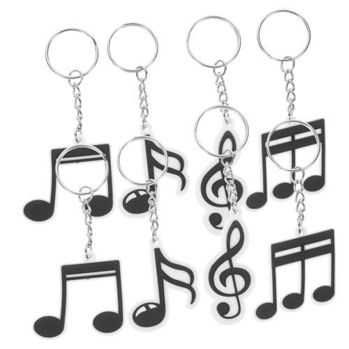 Alipis 20 Stück Musik Schlüsselanhänger notenschlüssel schlüsselanhänger Musikalisches Partyzubehör Karaoke - Partygeschenke Band Lanyard Anhänger für Geldbörsen Tasche Schlüsselanhänger von Alipis