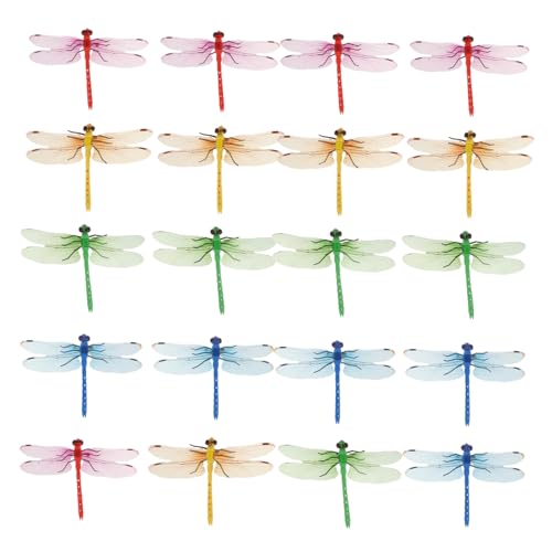 Alipis 20 Stück Teiliges Libellen Dekor aus Leichtem PP Material Realistische Deko Modelle für Vorhänge Filigrane Fensterdekoration mit Naturgetreuem Design Strapazierfähig und Kratzfrei Alipis 20 Stück Teiliges Libellen Dekor aus Leichtem PP Material Realistische Deko Modelle für Vorhänge Filigrane Fensterdekoration mit Naturgetreuem Design Strapazierfähig und Kratzfrei von Alipis