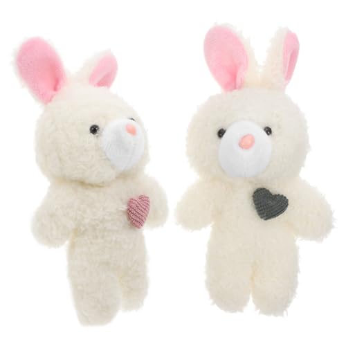 Alipis 2Pcs Osterhasen Spielzeughase Plüsch Doll Gefülltes Tier Hasen Plüschspielzeug Gefülltes Kaninchen -Tier Spielzeug Für Kinder Osterndekoration von Alipis