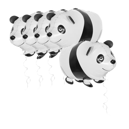 Alipis 2St Luftballons mit Nutztieren Cartoon-Panda-Ballon Partyballon aus Aluminiumfolie Entenballons Tierische Luftballons Panda Luftballons dekorativer Partyballon Panda-Partyzubehör von Alipis