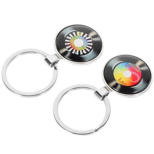 Alipis 2Stücke Vintage Schallplatten Schlüsselanhänger Aus Leichter Und Langlebiger Schlüsselanhänger Für Taschen Und Geldbörsen Perfektes Für Musikliebhaber Alipis 2Stücke Vintage Schallplatten Schlüsselanhänger Aus Leichter Und Langlebiger Schlüsselanhänger Für Taschen Und Geldbörsen Perfektes Für Musikliebhaber von Alipis
