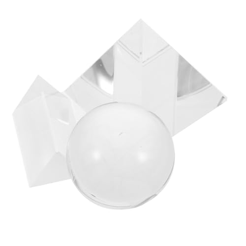 Alipis 3 Stück Optisches Kristallprisma Pyramide Dreieck Kugel für Fotografie Forschung Experimente Physikunterricht und Dekoration mit Lichtbrechungseffekt Alipis 3 Stück Optisches Kristallprisma Pyramide Dreieck Kugel für Fotografie Forschung Experimente Physikunterricht und Dekoration mit Lichtbrechungseffekt von Alipis