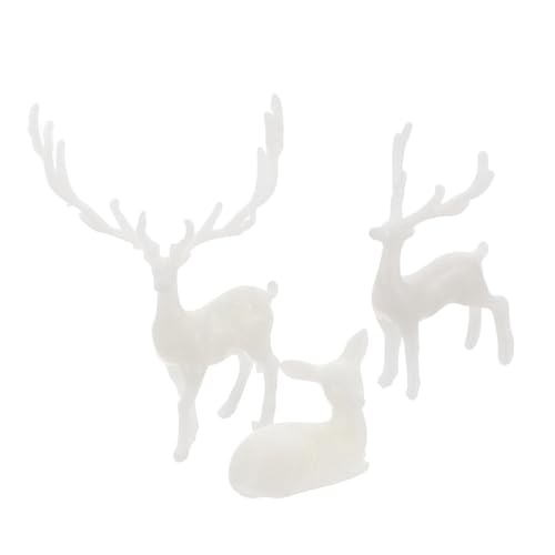Alipis 3stücke Miniatur-elchstatue Pack Elch Spielzeug Kleine Elch Dekoration Für Garten Realistische Figuren Modellstatuen Passend Für Mikrolandschaft DIY Design Alipis 3stücke Miniatur-elchstatue Pack Elch Spielzeug Kleine Elch Dekoration Für Garten Realistische Figuren Modellstatuen Passend Für Mikrolandschaft DIY Design von Alipis