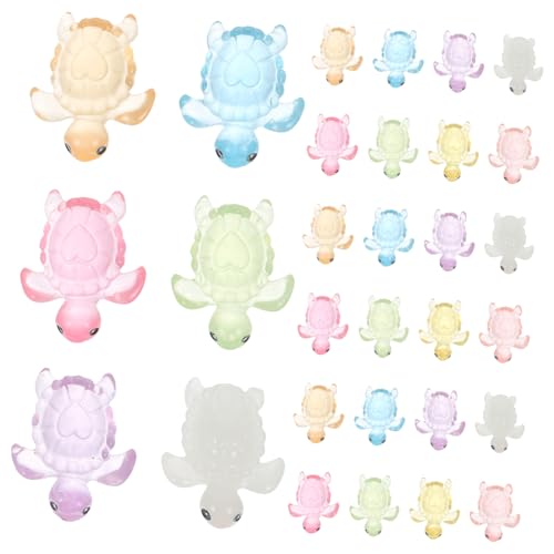 Alipis 32St realistisches Tierspielzeug DIY Schildkröte Dekoration Exquisite Schildkröte Dekoration kleine Tierfiguren realistische Schildkröte basteln bastelset Harztiere Miniaturfiguren von Alipis