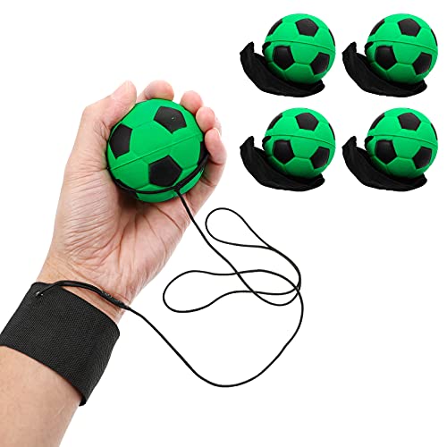 Alipis 4 Stück Bälle Für Armbänder Baseball-armbänder Armband Kugel Spielzeug Zum Werfen des Handgelenks Reaktionsball Handgelenk Elastischer Ball Gummiarmbänder Kind Ausrüstung Haustier von Alipis