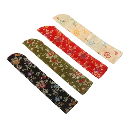 Alipis 4 Stück Faltbare Handfächer Tasche aus Hochwertigem Leichte Kompakte Aufbewahrungstasche für Handventilatoren als Geschenkbeutel in Rot Schwarz Gelb Grün Praktische Tragetasche Alipis 4 Stück Faltbare Handfächer Tasche aus Hochwertigem Leichte Kompakte Aufbewahrungstasche für Handventilatoren als Geschenkbeutel in Rot Schwarz Gelb Grün Praktische Tragetasche von Alipis