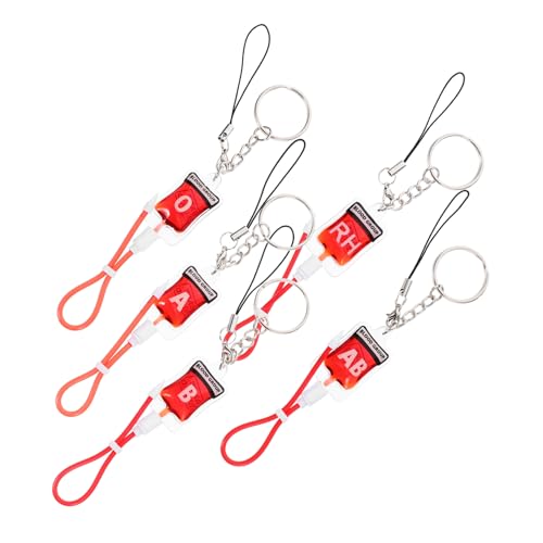 Alipis 5 Stück Teiliges Blood style Schlüsselanhänger Kleine Taschen Anhänger in Blutgruppen design Leichter Party Favor für Halloween Festival Praktische Taschen Schlüsseldeko Alipis 5 Stück Teiliges Blood style Schlüsselanhänger Kleine Taschen Anhänger in Blutgruppen design Leichter Party Favor für Halloween Festival Praktische Taschen Schlüsseldeko von Alipis