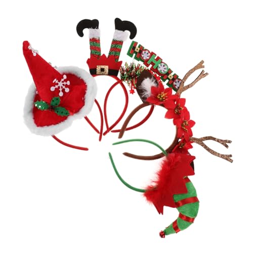 Alipis 5 Stück Weihnachtsmütze Stirnband Krippen Ornamente Weihnachtsdekorationen Weihnachtsdekorationen Weihnachtsschmuck Niedliche Party Kostüm Accessoires Feiertags Stirnband von Alipis