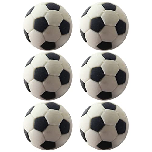 Alipis 6 Stück Mini- -Fußballfiguren Fußball-Ornamente Fußball-Fidget-Spielzeug Partytütenfüller für Puppenhaus von Alipis