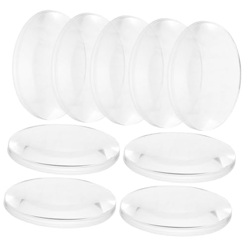 Alipis 60 Stück Transparente Doppelseitige Konvexe Acryllinsen Optische Sammellinsen für Physikunterricht und Lichtbrechungs experimente Langlebiges für Schüler und Lehrer Alipis 60 Stück Transparente Doppelseitige Konvexe Acryllinsen Optische Sammellinsen für Physikunterricht und Lichtbrechungs experimente Langlebiges für Schüler und Lehrer von Alipis