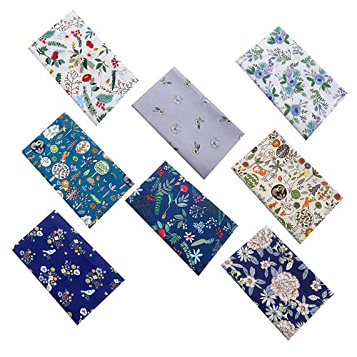 Alipis 8 Stück Reine Baumwolle Baumwollstoff Nähstoff DIY Patchwork DIY Hawaii Patchwork Quiltstoff Hawaii Handwerksstoff Hawaii Patchwork Stoff Stoffmaterial Hawaii Druckstoff von Alipis