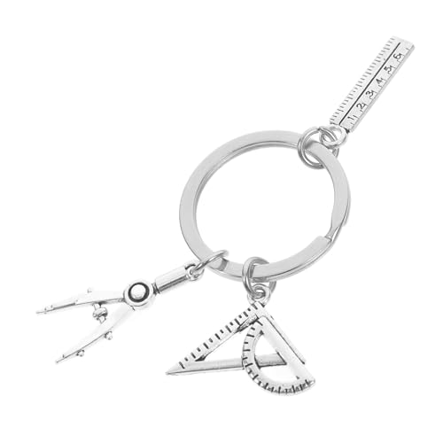 Alipis Alloy Schlüsselanhänger Kompakt Robust Anhänger Kompass Maß Design für Studenten Rucksack Taschenanhänger Geschenk für Ingenieure Alipis Alloy Schlüsselanhänger Kompakt Robust Anhänger Kompass Maß Design für Studenten Rucksack Taschenanhänger Geschenk für Ingenieure von Alipis