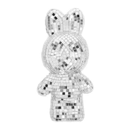 Alipis Retro Disco Mosaik Figurine Spiegel Für Hochzeit Party Bühne Festliche Hause Dekoration von Alipis