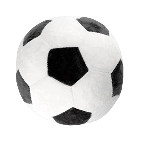 Alipis Fußball Stofftier Plüsch Fußball Zierkissen Sofakissen Spielzeug 18cm Schwarz 2022 Weltmeisterschaft Fußball Fanartikel Fußballspiel Cheerleader Fußballer Fußballfan Party Mitbringsel von Alipis