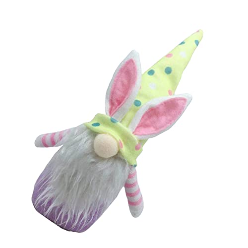 Alipis GNOME Puppe Ornament Für Ostern Bunte Statue GNOME Puppe Desktop Decor von Alipis