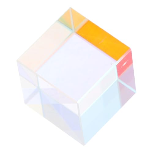 Alipis Glasoptisches Prismawürfel Prism Cube aus Glas für Physikunterricht und Fotografie Rgb Dispersion Farbspektrum für Büro Desktop-dekoration Forschung und Kunst Alipis Glasoptisches Prismawürfel Prism Cube aus Glas für Physikunterricht und Fotografie Rgb Dispersion Farbspektrum für Büro Desktop-dekoration Forschung und Kunst von Alipis