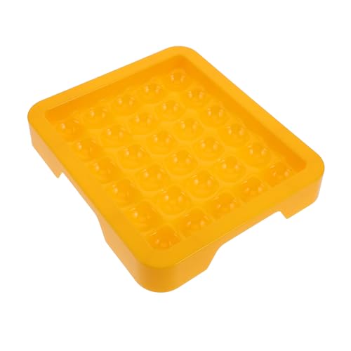 Alipis Kasten Lotteriebox Kinderspiele Ballablage Rollende Kugelablage Brettspiele Tischspiele Reversi-Spiel Brettspieltisch Yellow Plastik von Alipis