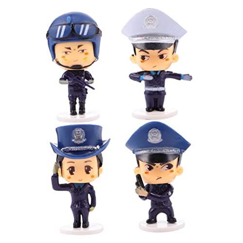 Alipis Polizei Tortenfiguren 4 Stück Cartoon Figuren Kuchendekoration Wiederverwendbare Dessert Dekoration für Kinderpartys Lebendige Farben Partyzubehör Alipis Polizei Tortenfiguren 4 Stück Cartoon Figuren Kuchendekoration Wiederverwendbare Dessert Dekoration für Kinderpartys Lebendige Farben Partyzubehör von Alipis