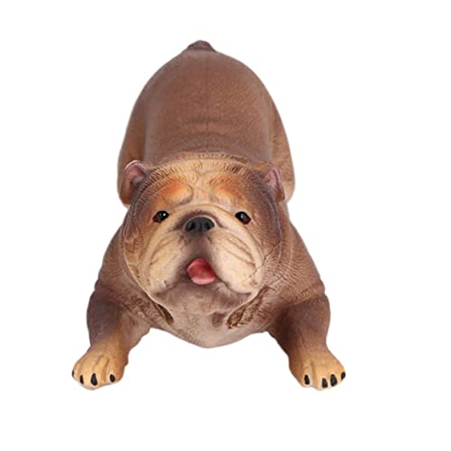 Alipis Realistische Bulldogge Figurine Dekorative Hund Statue Aus Für Und Wohnkultur Tiermodell Zur Verschönerung Jedes Raumes von Alipis