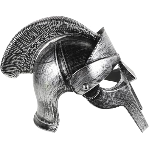 Alipis Römischer Helm Griechischer Gladiator Kostüm Mittelalterlicher Ritterhelm Wikingerhelm Mittelalter Soldat Hut Neuartige Hüte Kinder Erwachsene Festival Kopfbedeckung von Alipis