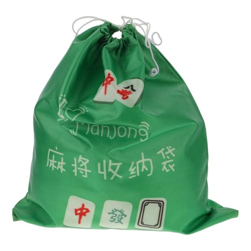 Alipis Tragbare Mahjong Aufbewahrungstasche aus Oxford Großer Kordelzugbeutel für Mahjong Spielsteine Alipis Tragbare Mahjong Aufbewahrungstasche aus Oxford Großer Kordelzugbeutel für Mahjong Spielsteine von Alipis