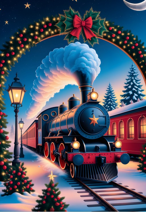 Alipson Puzzle Der magische Weihnachtszug 1000 Teile Puzzle Alipson-Puzzle-F-50278 Alipson Puzzle Der magische Weihnachtszug 1000 Teile Puzzle Alipson-Puzzle-F-50278 von Alipson Puzzle