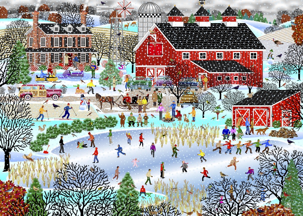 Alipson Puzzle Duck Pond in Winter 500 Teile Puzzle Alipson-Puzzle-F-50135 Alipson Puzzle Duck Pond in Winter 500 Teile Puzzle Alipson-Puzzle-F-50135 von Alipson Puzzle