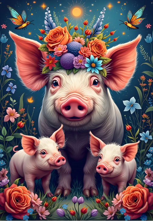 Alipson Puzzle Familie Schwein auf Spaziergang 1000 Teile Puzzle Alipson-Puzzle-F-50237 Alipson Puzzle Familie Schwein auf Spaziergang 1000 Teile Puzzle Alipson-Puzzle-F-50237 von Alipson Puzzle
