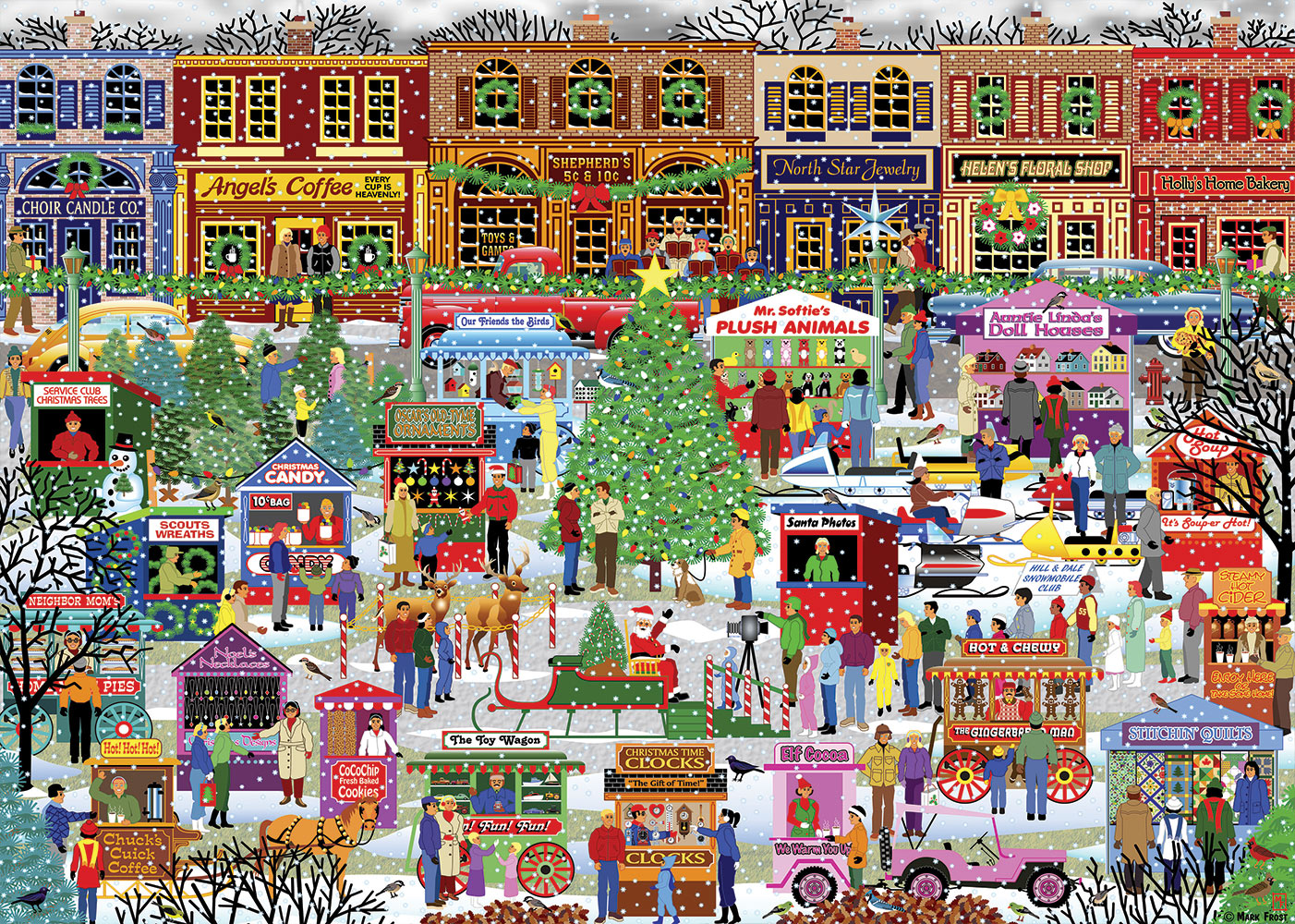 Alipson Puzzle Kris Kringle Markt 1000 Teile Puzzle Alipson-Puzzle-50058 von Alipson Puzzle