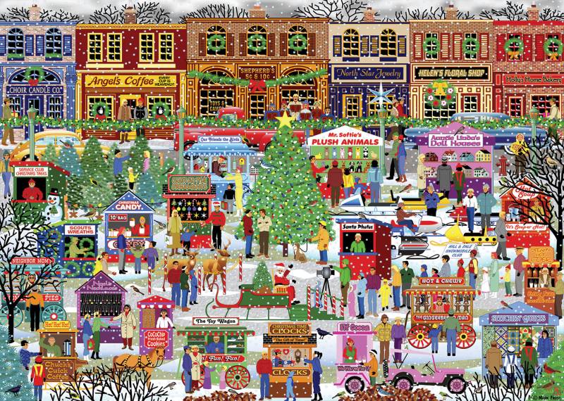 Alipson Puzzle Kris Kringle Markt 1000 Teile Puzzle Alipson-Puzzle-50058 von Alipson Puzzle