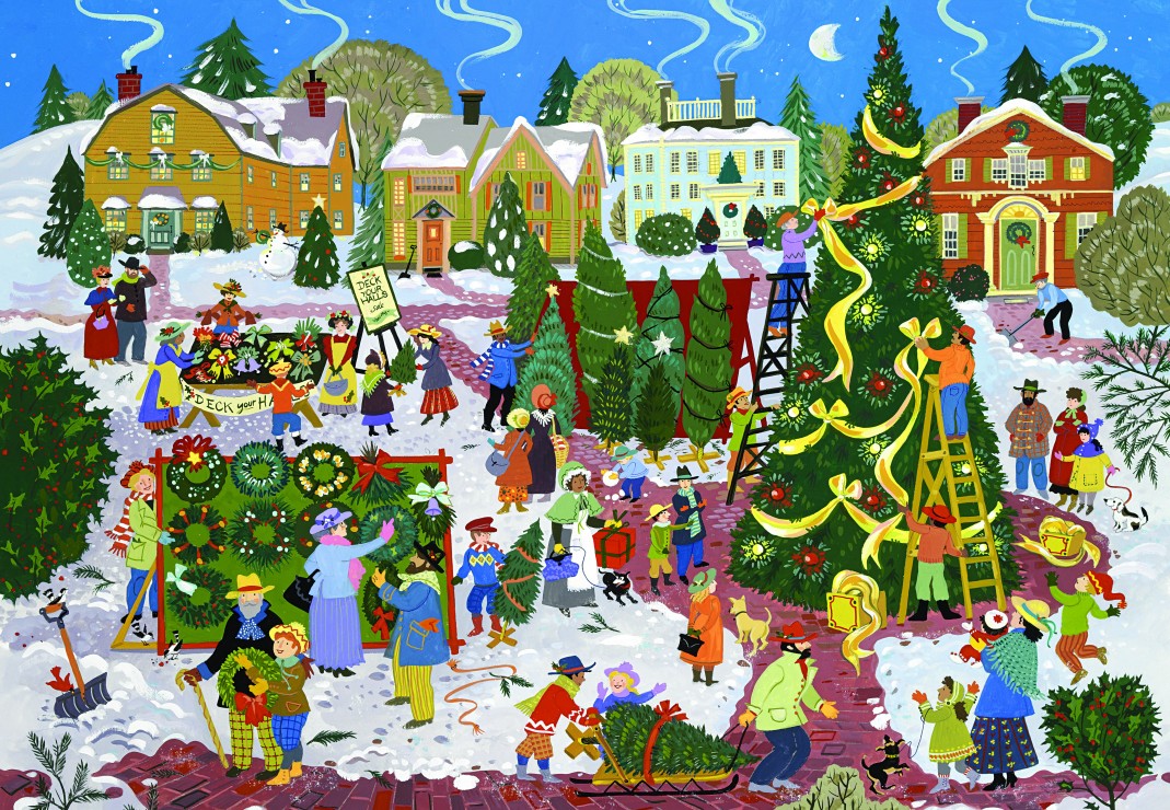 Alipson Puzzle Weihnachtsbaumfest 1000 Teile Puzzle Alipson-Puzzle-50118 von Alipson Puzzle