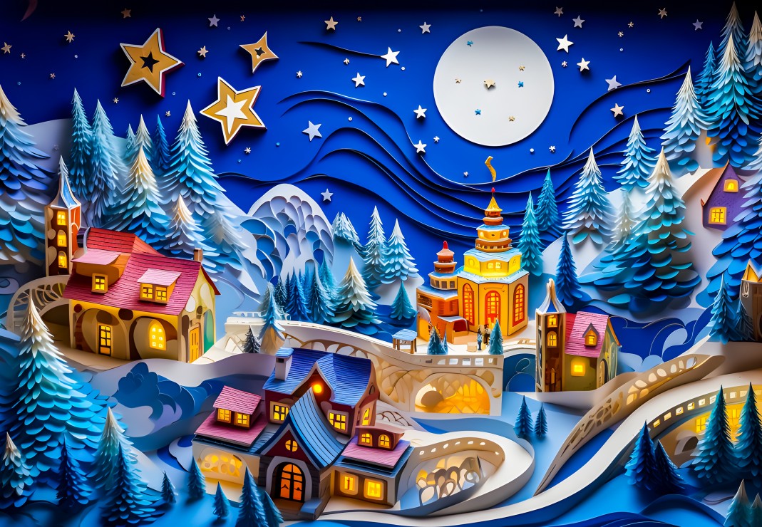 Alipson Puzzle Winterlandschaft 1000 Teile Puzzle Alipson-Puzzle-F-50274 Alipson Puzzle Winterlandschaft 1000 Teile Puzzle Alipson-Puzzle-F-50274 von Alipson Puzzle