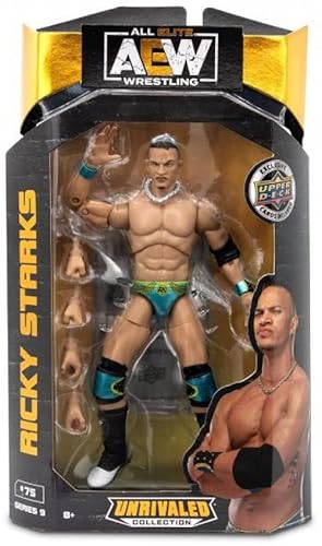 All Elite-Wrestling – 15,2 cm große Ricky Starks-Figur – AEW Unrivaled Kollektion Serie 9 von AEW