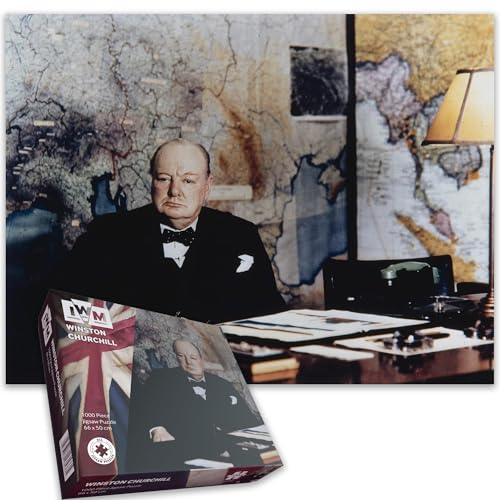 1000 Puzzle Winston Churchill 150th Anniversary by Imperial War Museums - Celebrating Churchills Life and Legacy - Perfect for History, War, and Politics Enthusiasts von All Jigsaw Puzzles