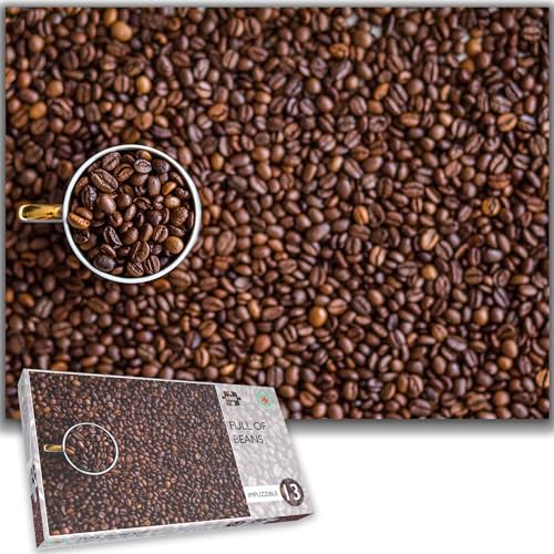 1000-Teile-Puzzle voller Kaffeebohnen - Impossible Impuzzibles - 66 x 50 cm - Für Kaffeeliebhaber, anspruchsvolles Geschenk für Erwachsene 1000-Teile-Puzzle voller Kaffeebohnen - Impossible Impuzzibles - 66 x 50 cm - Für Kaffeeliebhaber, anspruchsvolles Geschenk für Erwachsene von All Jigsaw Puzzles