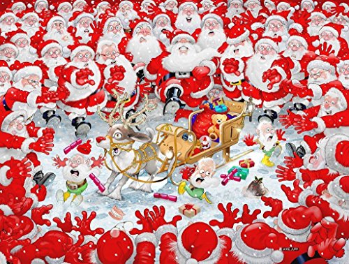 1000-teiliges Puzzle – Christmas Scramble von Mike Jupp – 1000-teiliges Puzzle für Erwachsene – schwierigstes Puzzle, festliches Puzzle, Geschenk von All Jigsaw Puzzles