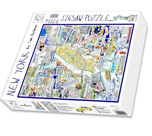 Tim Bulmer Puzzle Map of New York City, 1000 Teile, AJP10911 von All Jigsaw Puzzles