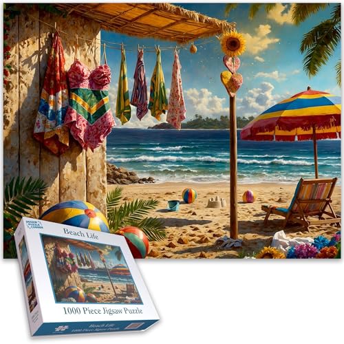 Beach Life Puzzle mit 1000 Teilen von All Jigsaw Puzzles