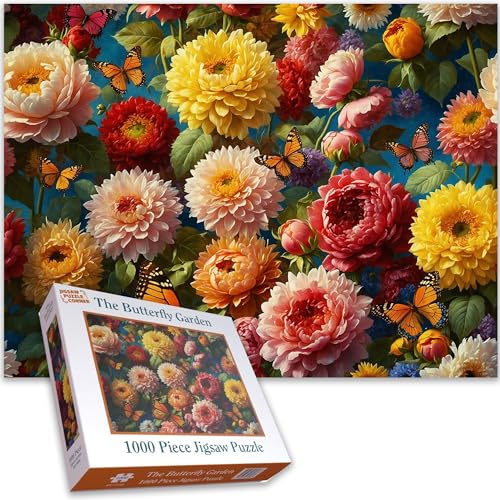 Butterfly Garden Puzzle mit 1000 Teilen von All Jigsaw Puzzles