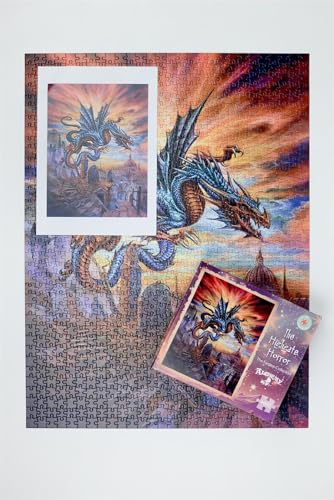 Gothic Fantasy Puzzle für Erwachsene – The Highgate Horror – Mystisches 1000-teiliges Puzzle – Magisches Kunstwerk Puzzle – Hergestellt in Großbritannien von All Jigsaw Puzzles