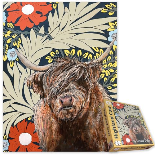 Highland Cow Puzzle mit 1000 Teilen von All Jigsaw Puzzles