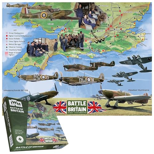 Imperial War Museums Battle of Britain Puzzle zum 85. Jahrestag, 1000 Teile Imperial War Museums Battle of Britain Puzzle zum 85. Jahrestag, 1000 Teile von All Jigsaw Puzzles