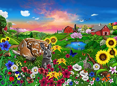 Peaceful Pastures Puzzle, 500 Teile von All Jigsaw Puzzles